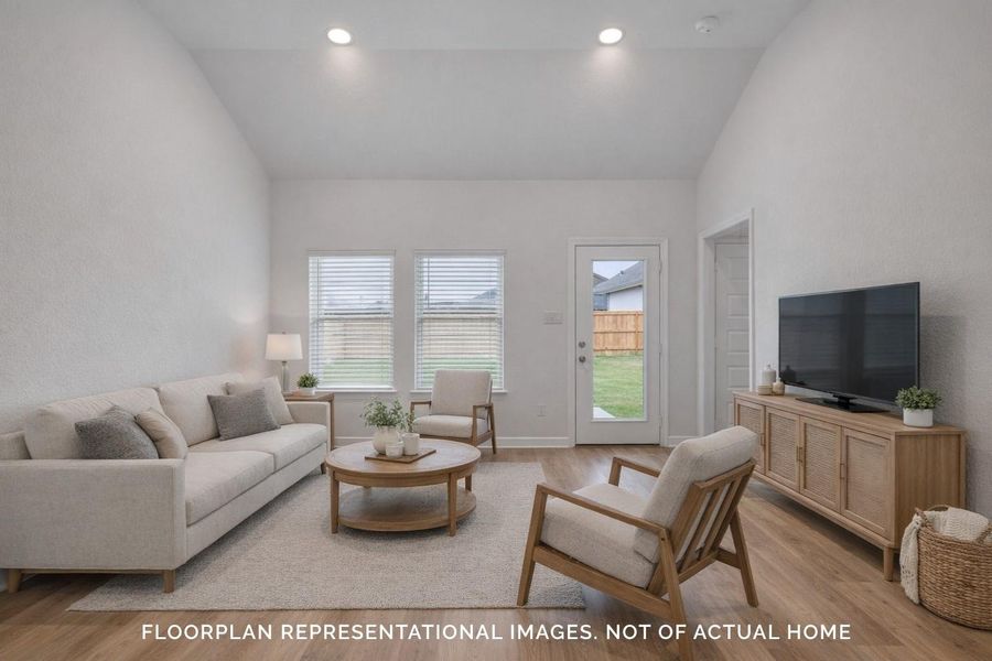 Furnished interior view inside a new home in Sorella, Tomball (Image 7).