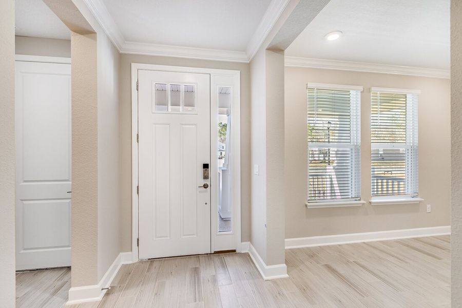 Spacious, unfurnished interior of a new home in Osprey Cove, St. Marys (Image 22). Spacious, unfurnished interior of a new home in Osprey Cove, St. Marys (Image 22).