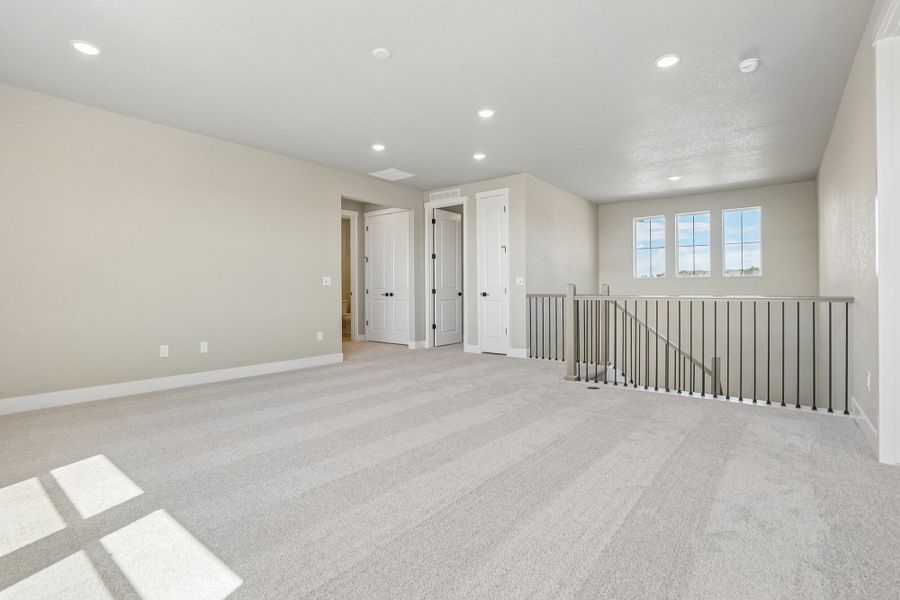 Spacious, unfurnished interior of a new home in Jackson Creek North, Monument (Image 44).