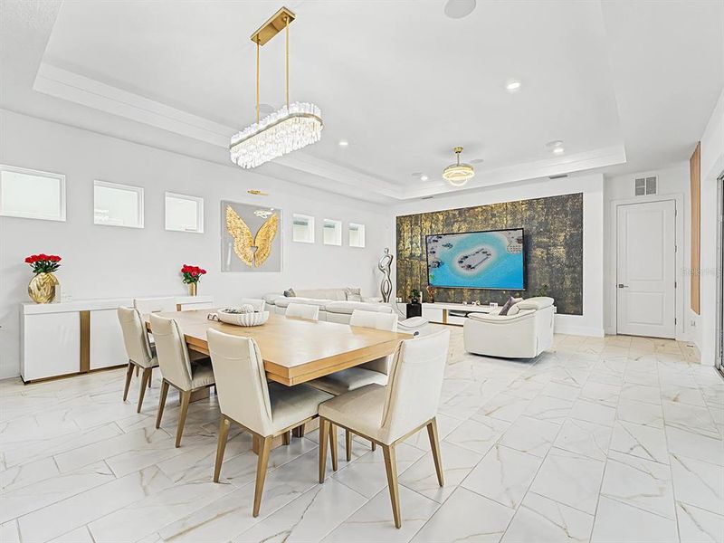 Furnished interior view inside a new home in , San Antonio (Image 60).