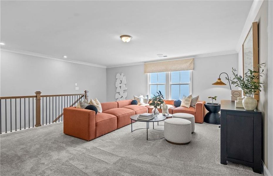 Furnished interior view inside a new home in Linden Grove, Powder Springs (Image 14).