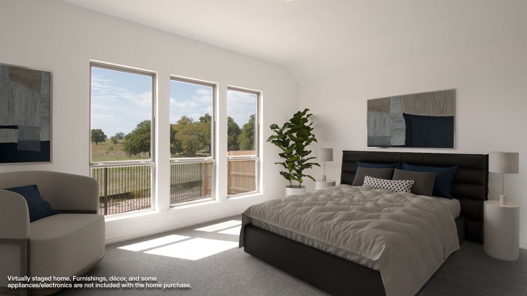 Representative furnished interior of a home built from the 2188W by Perry Homes in Juniper Springs, Lockhart (Image 5).