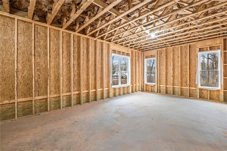 In-progress construction of a new home in , Canton, GA (Image 49).