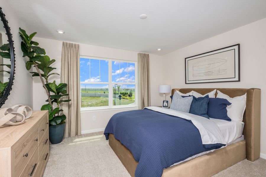 Furnished interior view inside a new home in Pasadena Ridge Master, Dade City (Image 16).