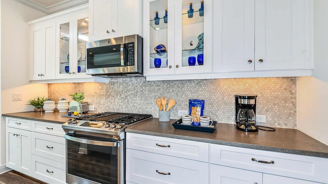 Furnished interior view inside a new home in SkySail Real Estate and Homes for Sale in Naples, FL - Neal Communities, Naples (Image 9).