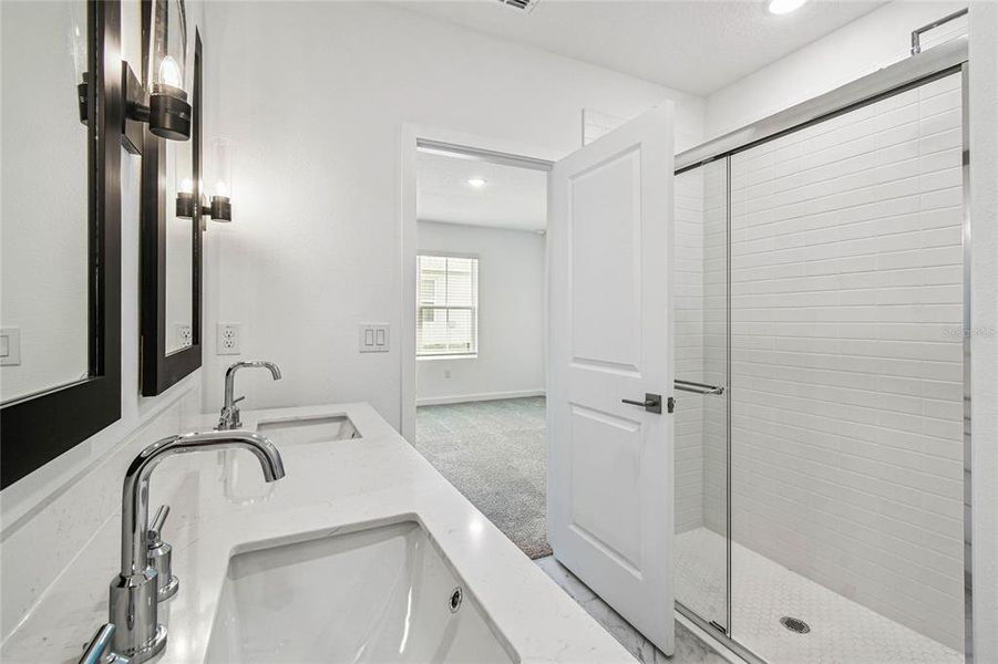 Furnished interior view inside a new home in Aspire at The Pines, Dunnellon (Image 10).