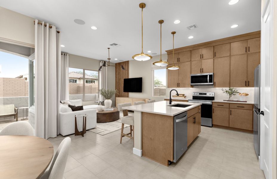 Representative furnished interior of a home built from the Bayley by Del Webb in Sun City Festival, Buckeye (Image 11).
