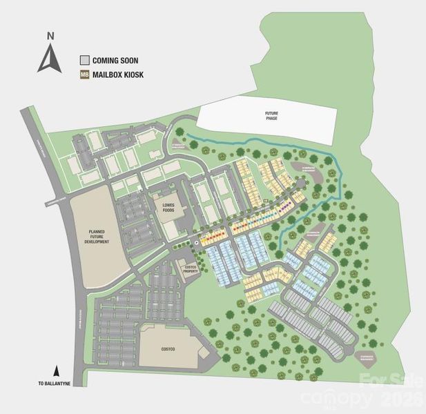 Terraces at the Exchange Site Map