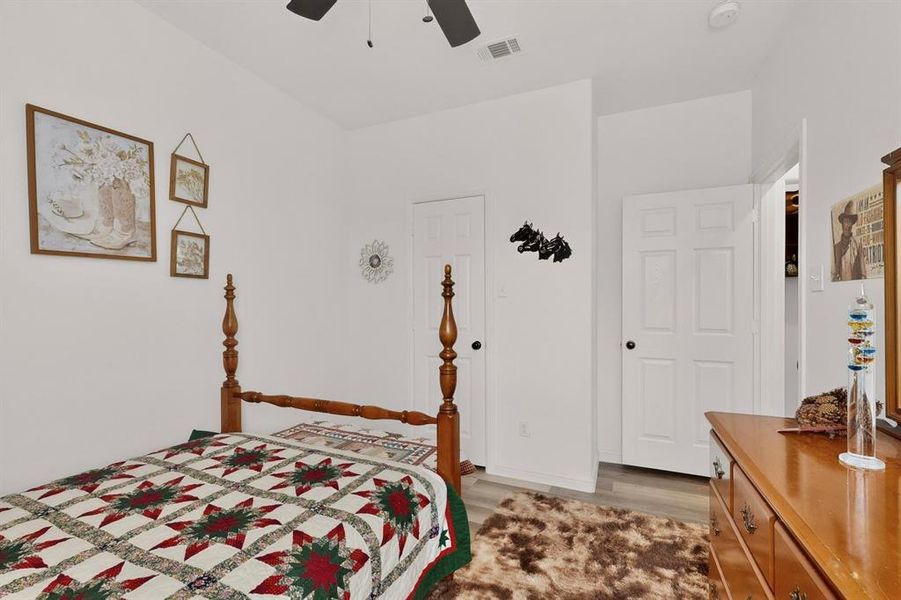 Bright interior space featuring light wood-finish flooring