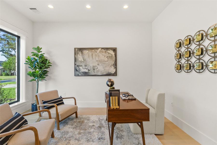 Furnished interior view inside a new home in , Houston (Image 18).