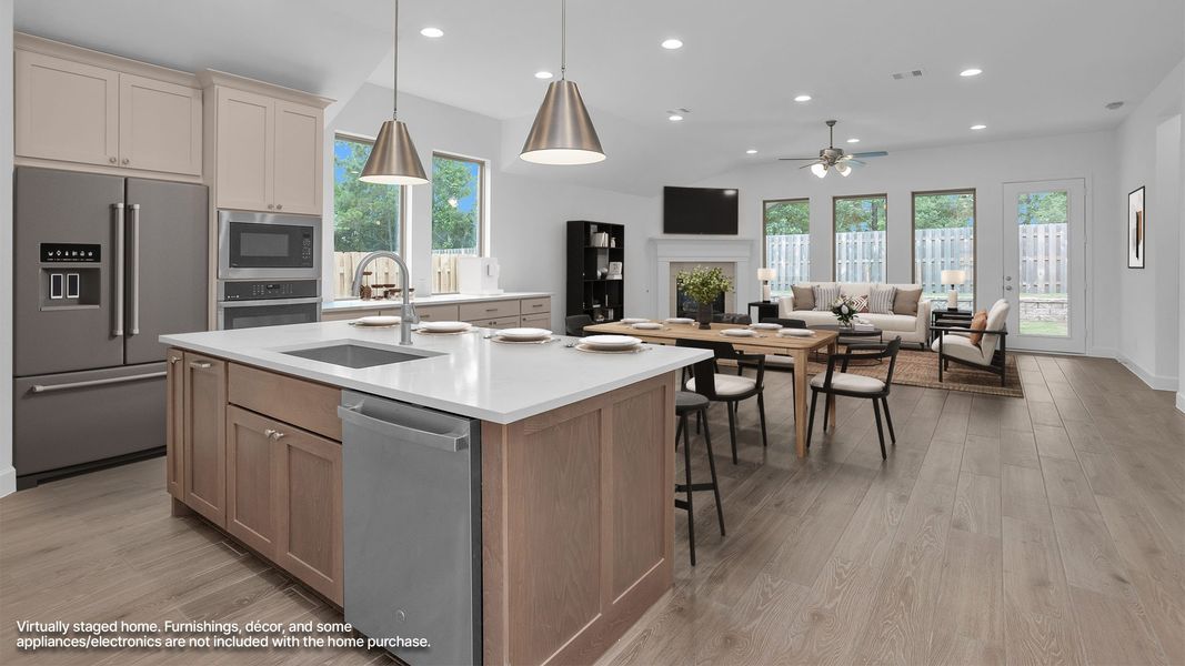 Furnished interior view inside a new home in COLTON, Todd Mission (Image 10).