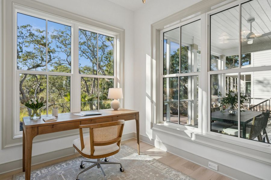 Furnished interior view inside a new home in , Charleston (Image 7).