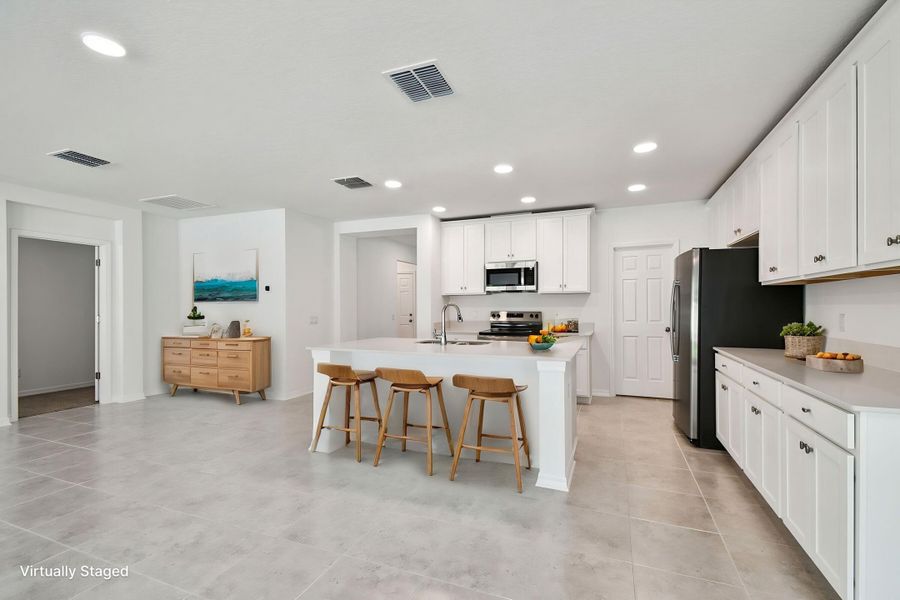 Kitchen - Virtually Staged
