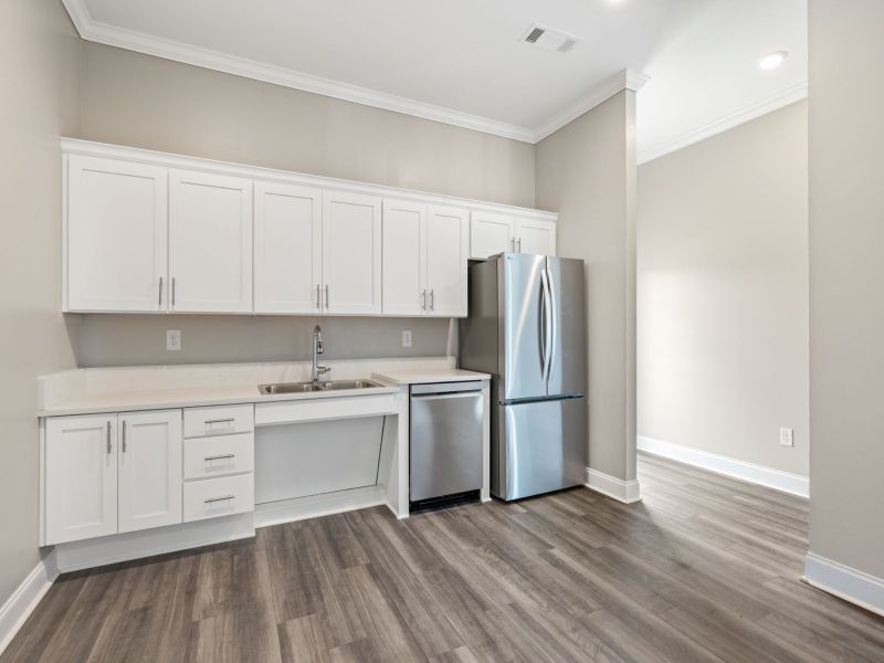 Furnished interior view inside a new home in Preserve at Mountain Creek, Pendergrass (Image 5).