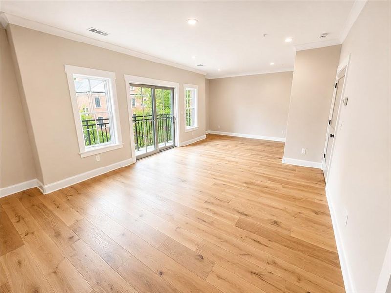 Spacious, unfurnished interior of a new home in , Atlanta (Image 12). Spacious, unfurnished interior of a new home in , Atlanta (Image 12).