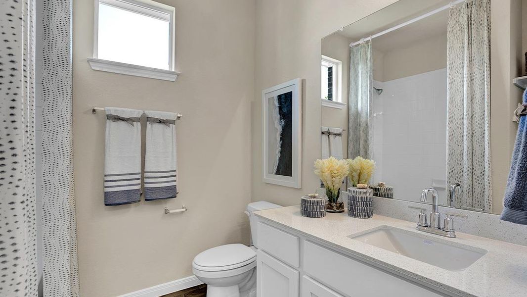 Furnished interior view inside a new home in Southgrove, Kyle (Image 23). Furnished interior view inside a new home in Southgrove, Kyle (Image 23).