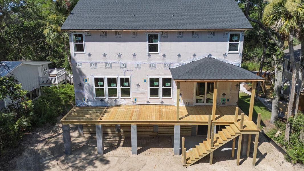 In-progress construction of a new home in , Edisto Island, SC (Image 9). In-progress construction of a new home in , Edisto Island, SC (Image 9).