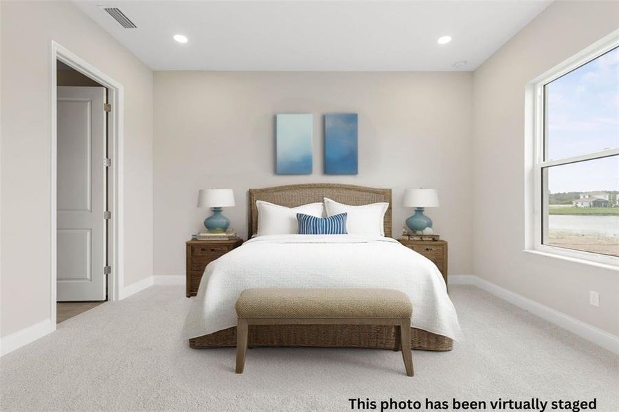 Furnished interior view inside a new home in Marina Del Palma, Palm Coast (Image 9).