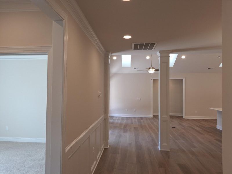 Spacious, unfurnished interior of a new home in Weybridge, Burlington (Image 34). Spacious, unfurnished interior of a new home in Weybridge, Burlington (Image 34).