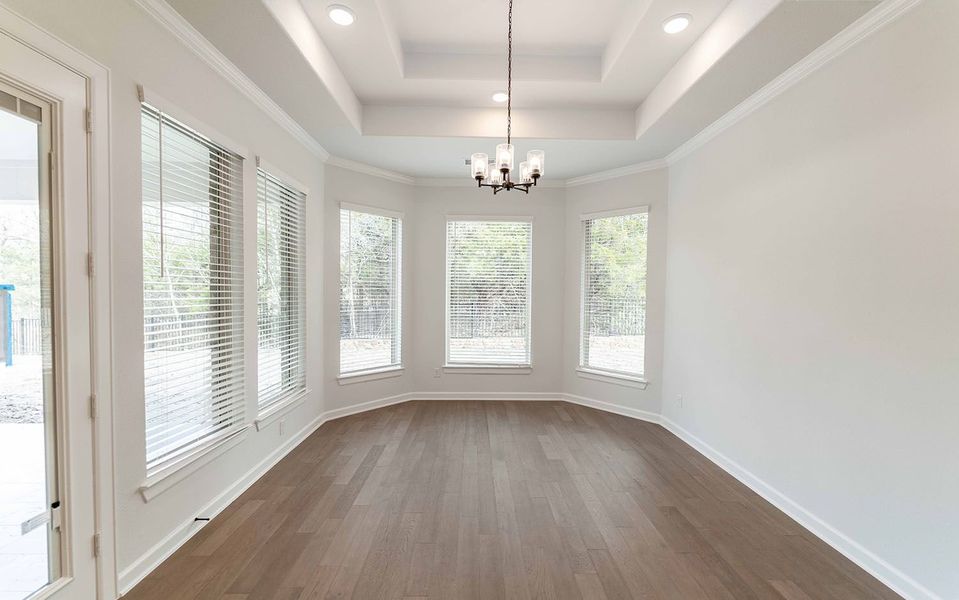 Spacious, unfurnished interior of a new home in Heath Golf & Yacht Club, Forney (Image 18). Spacious, unfurnished interior of a new home in Heath Golf & Yacht Club, Forney (Image 18).