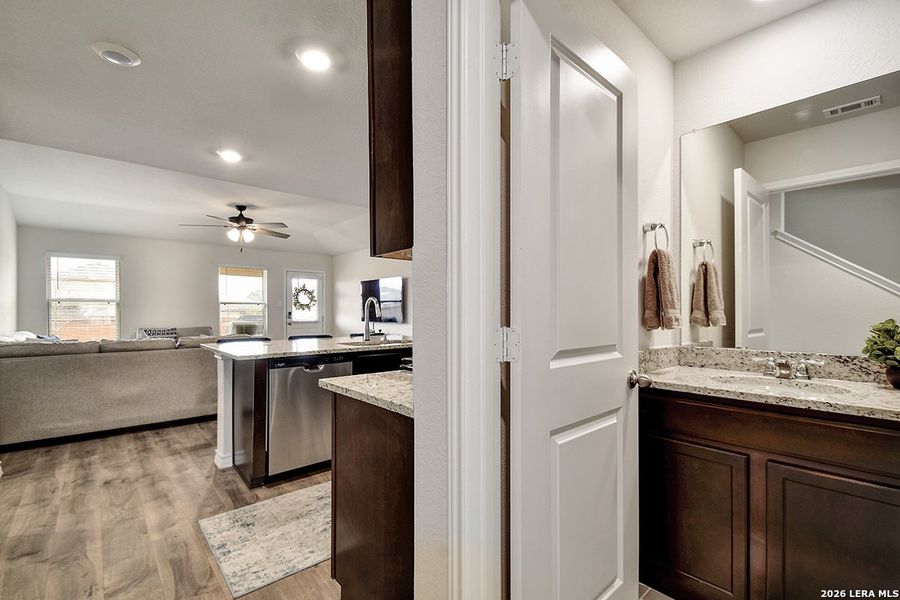 Furnished interior view inside a new home in Langdon, San Antonio (Image 33). Furnished interior view inside a new home in Langdon, San Antonio (Image 33).