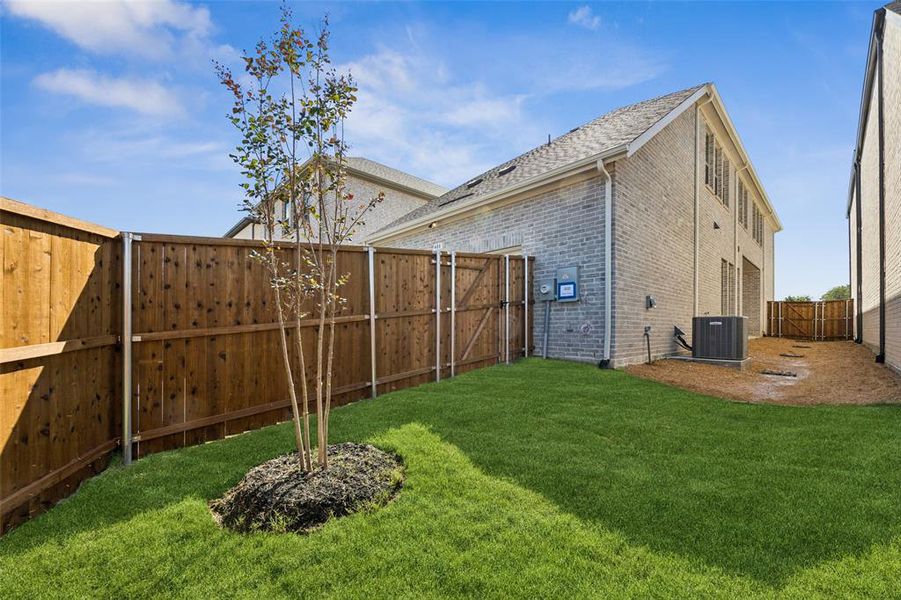 You'll enjoy the perfectly sized private yard in this dream home!