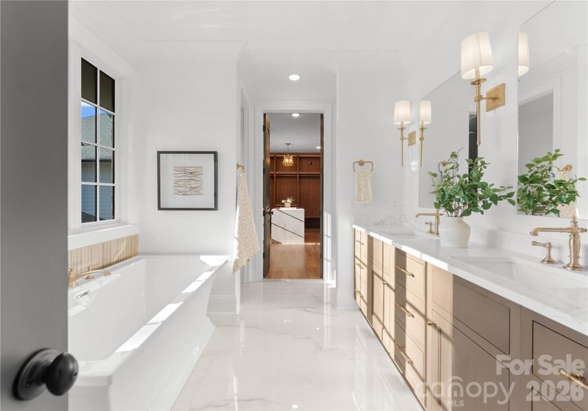 Furnished interior view inside a new home in , Charlotte (Image 31).