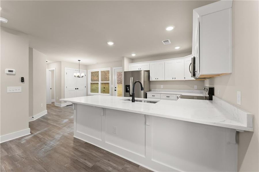 Furnished interior view inside a new home in , Gainesville (Image 4).