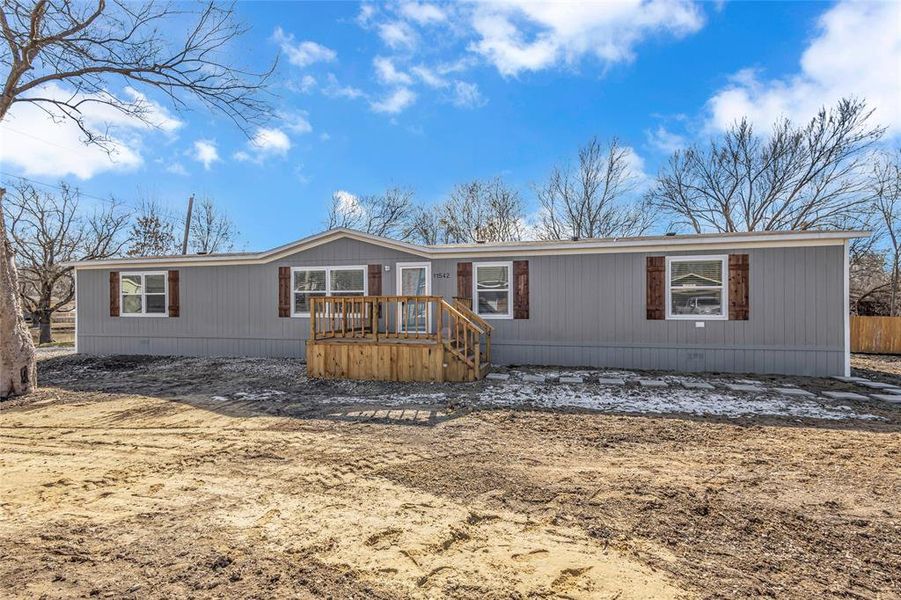 View of manufactured / mobile home