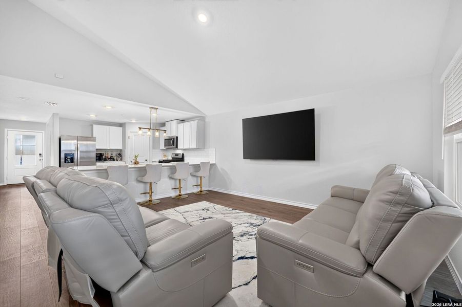 Furnished interior view inside a new home in Riverstone at Westpointe, San Antonio (Image 41).