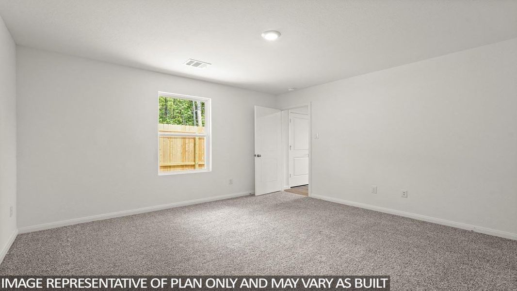 Spacious, unfurnished interior of a new home in McCrorey Trails, Conroe (Image 16).