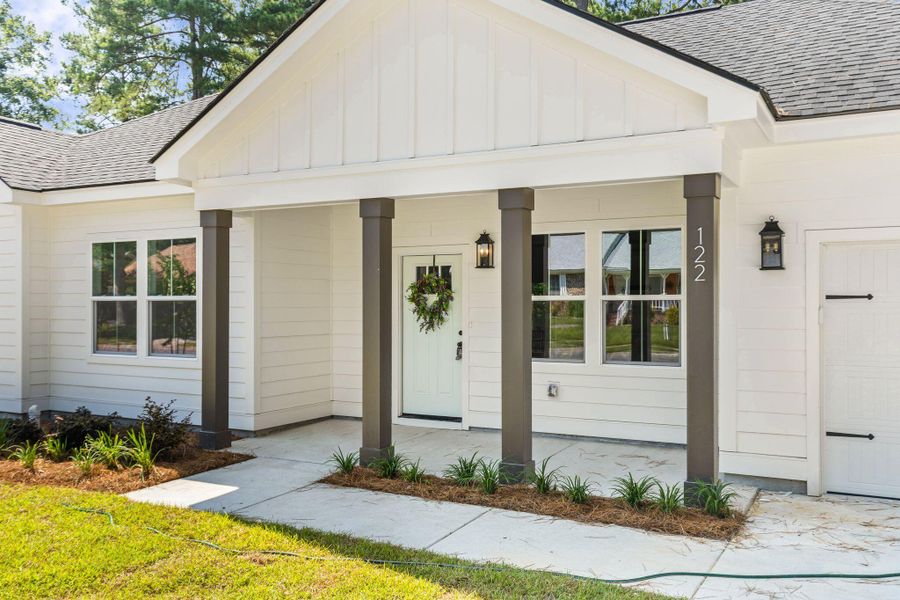 Exterior details and patio area of a home in , Summerville (Image 27).