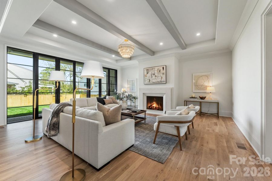 Furnished interior view inside a new home in , Charlotte (Image 16).