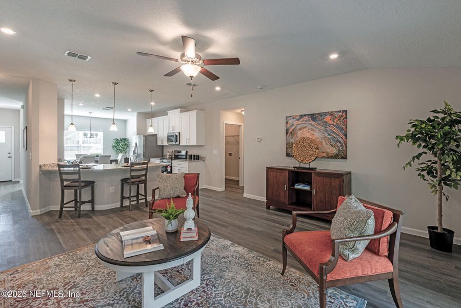 Furnished interior view inside a new home in , Jacksonville (Image 16).