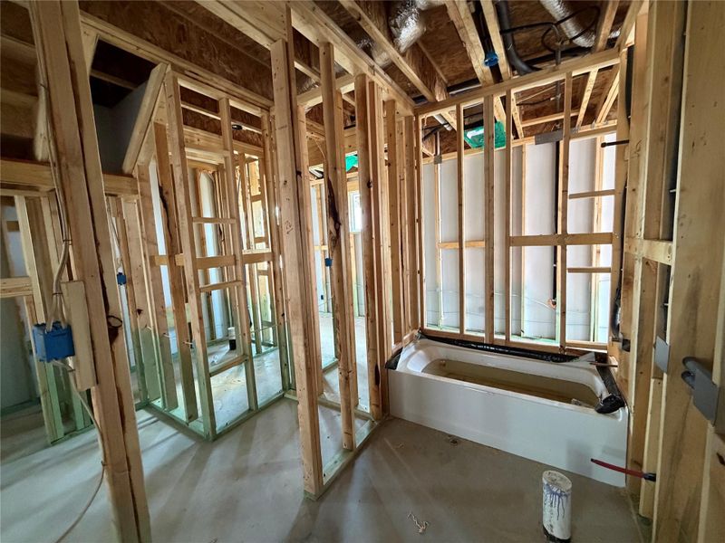 In-progress construction of a new home in Cannon Ranch, Dripping Springs, TX (Image 8).
