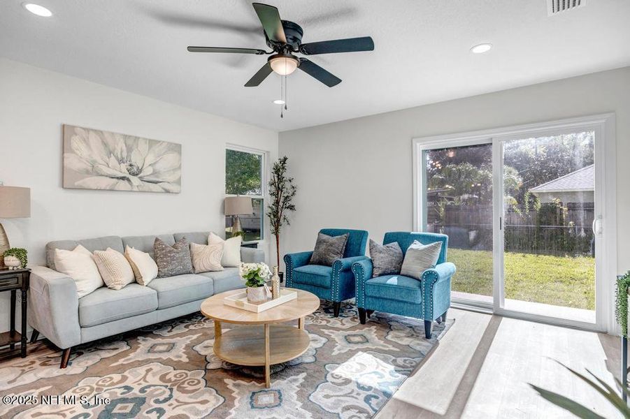 Furnished interior view inside a new home in , Jacksonville (Image 16).