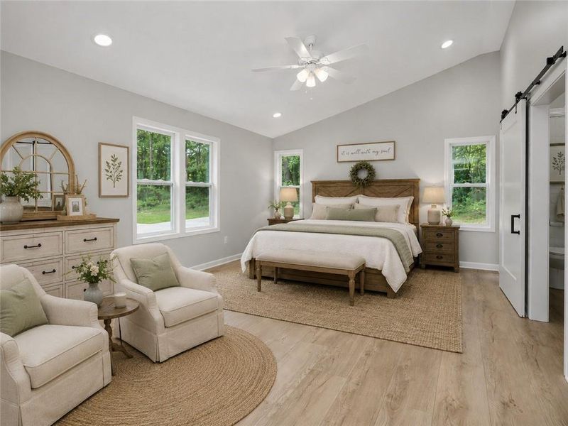 Furnished interior view inside a new home in , Fayetteville (Image 6).