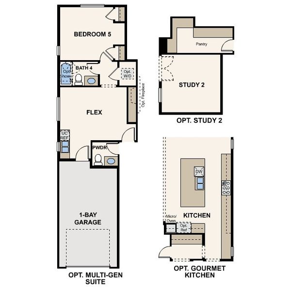 2D floor plan layout for the Harvard by Century Communities in Parkdale Commons, Lafayette, CO (Image 6). 2D floor plan layout for the Harvard by Century Communities in Parkdale Commons, Lafayette, CO (Image 6).