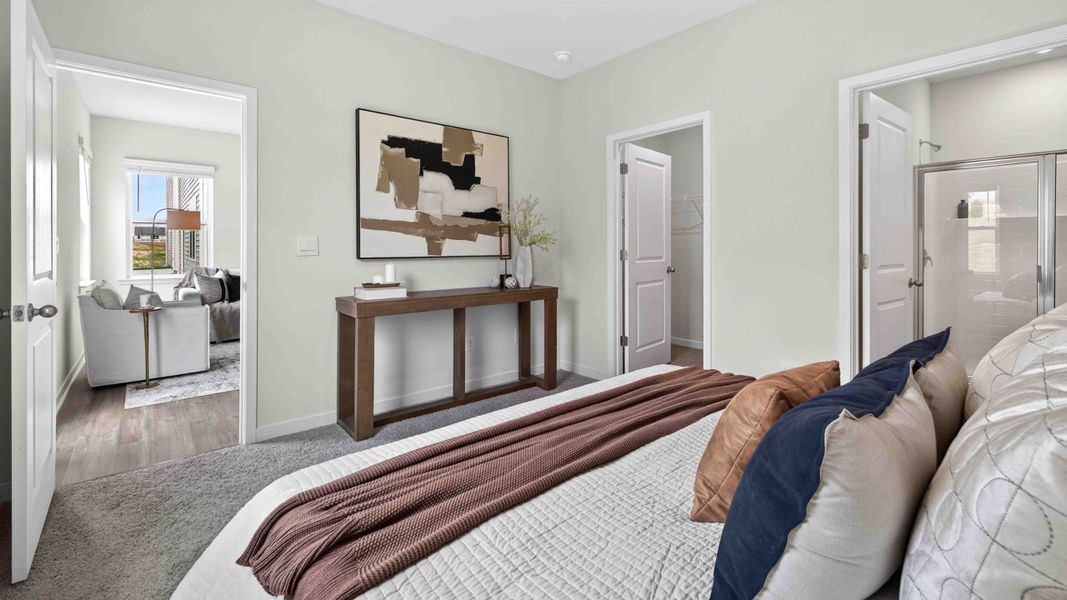 Furnished interior view inside a new home in The Hamptons at Hickory, Hickory (Image 13). Furnished interior view inside a new home in The Hamptons at Hickory, Hickory (Image 13).