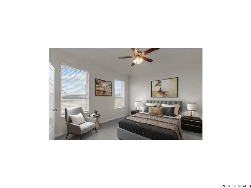 Furnished interior view inside a new home in Bricewood, San Antonio (Image 3).