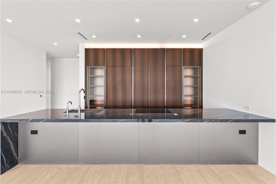 Furnished interior view inside a new home in , Miami (Image 12).