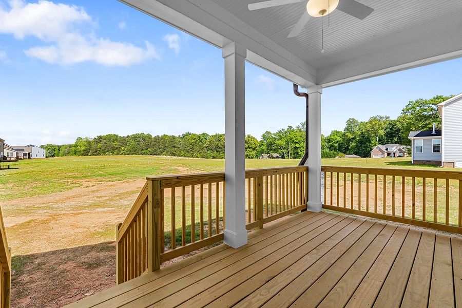 Exterior details and patio area of a home in Lilah Grove, Summerfield (Image 3).