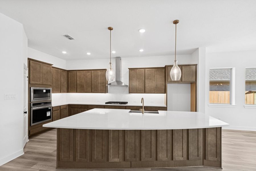 Furnished interior view inside a new home in Meridiana 55' Homesites, Manvel (Image 13).