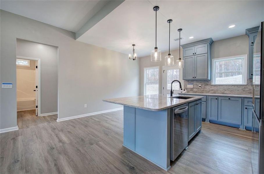 Furnished interior view inside a new home in , Cartersville (Image 9). Furnished interior view inside a new home in , Cartersville (Image 9).