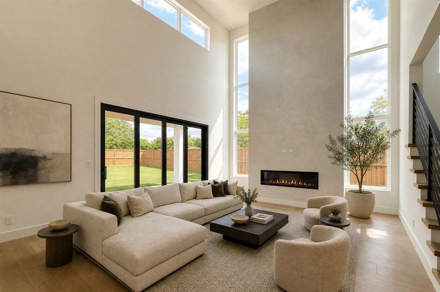 Furnished interior view inside a new home in , Dallas (Image 8).