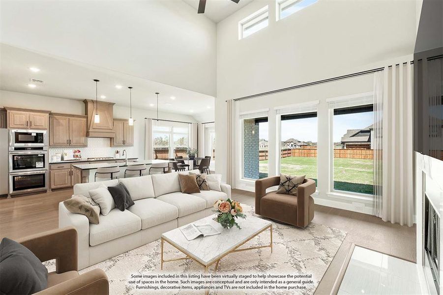 Furnished interior view inside a new home in Glenbrook, Red Oak (Image 6).