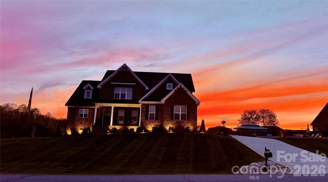 Front exterior of a new home in , Granite Falls, NC, highlighting curb appeal (Image 2). Front exterior of a new home in , Granite Falls, NC, highlighting curb appeal (Image 2).