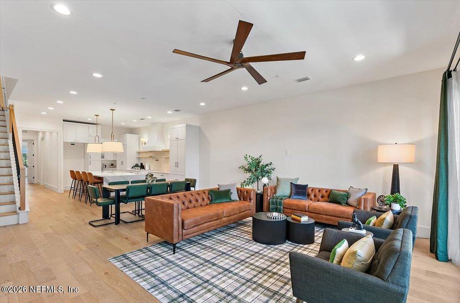 Furnished interior view inside a new home in , Jacksonville Beach (Image 12). Furnished interior view inside a new home in , Jacksonville Beach (Image 12).