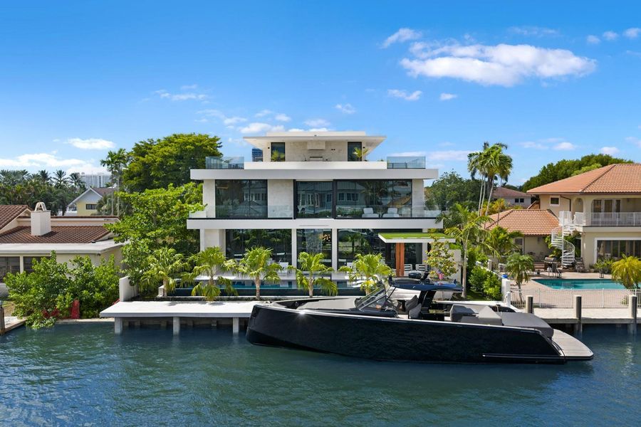 Front exterior of a new home in , Fort Lauderdale, FL, highlighting curb appeal (Image 23). Front exterior of a new home in , Fort Lauderdale, FL, highlighting curb appeal (Image 23).