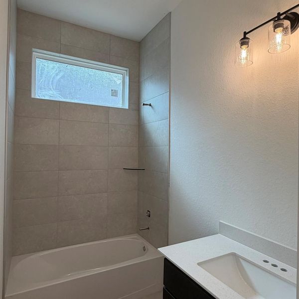 Furnished interior view inside a new home in Wood Leaf Reserve, Tomball (Image 4).